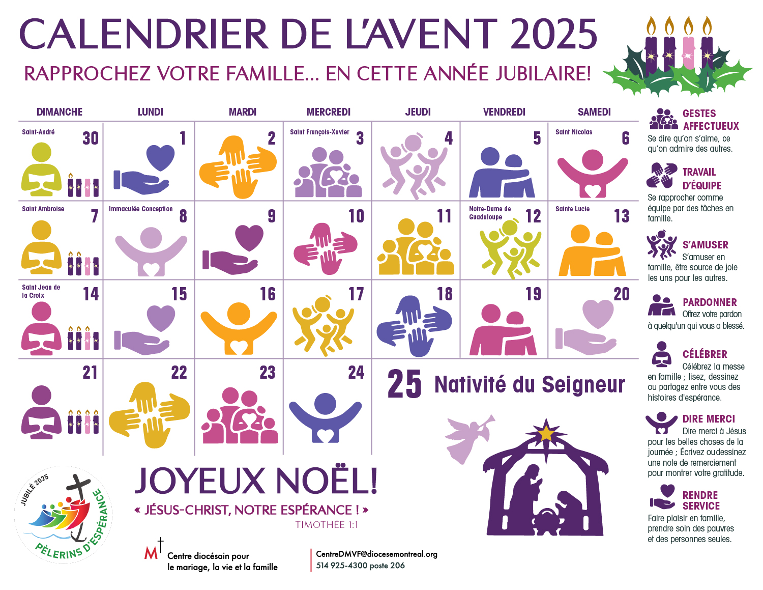 Réflexion à l’occasion de la fête de la Toussaint -1er novembre