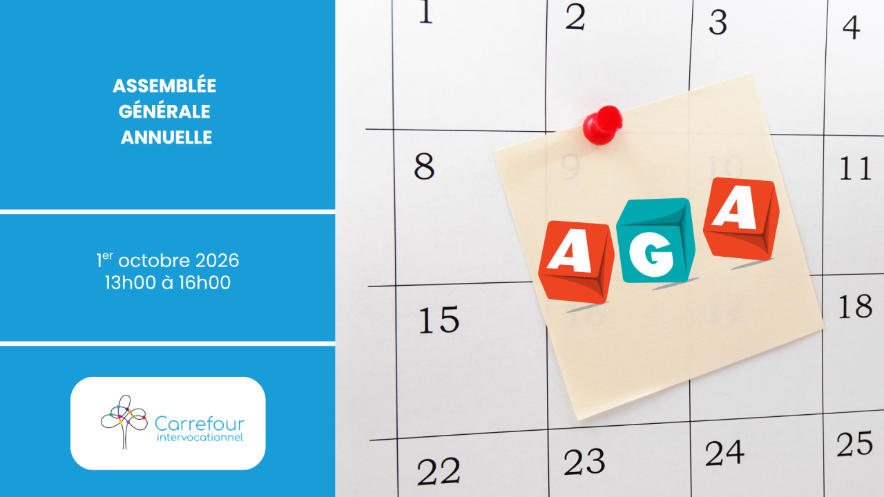 AGA 2026 - Assemblée générale annuelle du Carrefour intervocationnel