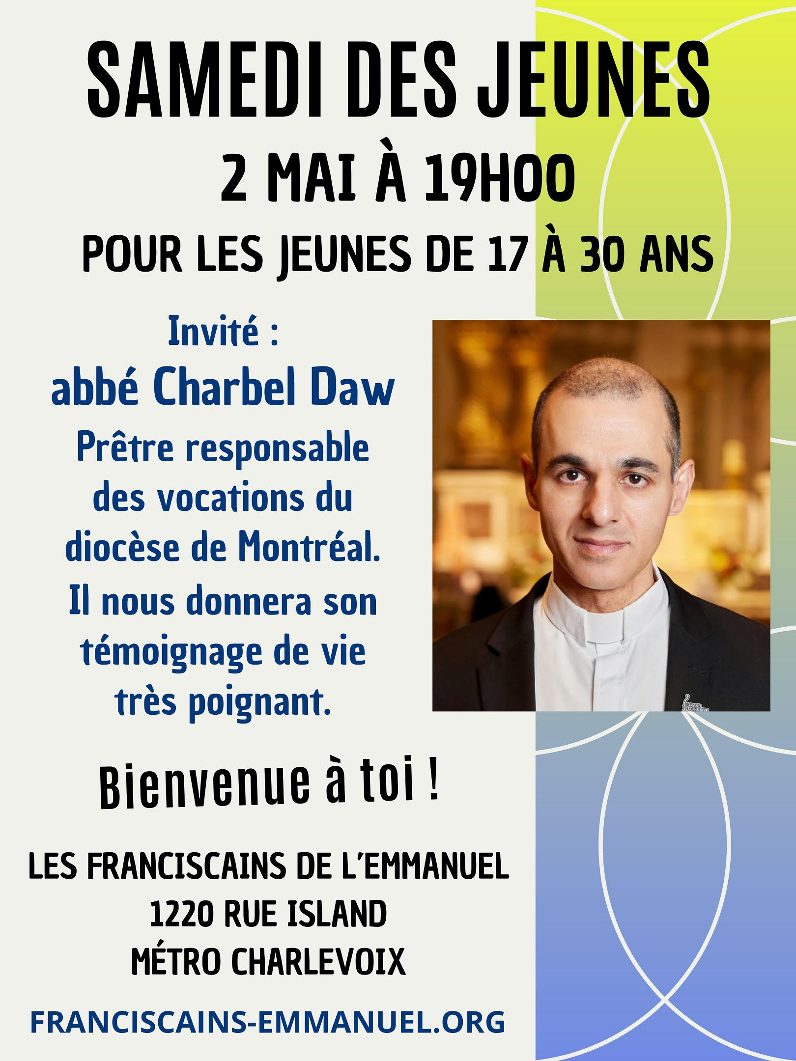 Samedi des jeunes avec l'abbé Charbel Daw