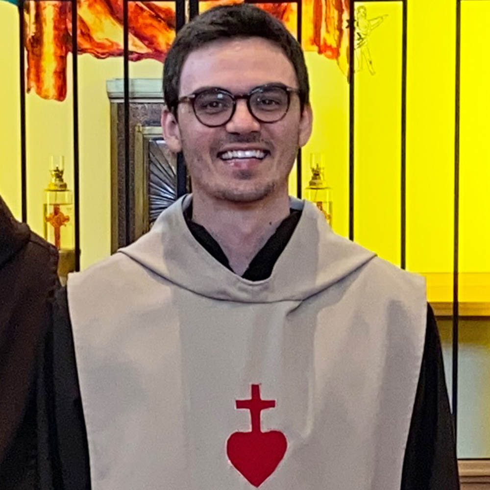 Vincent Perron Prise d'habit Fraternités des Moines et des Moniales du Cœur de Jésus