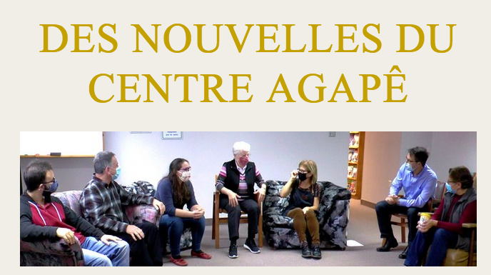 Des nouvelles du Centre Agapê