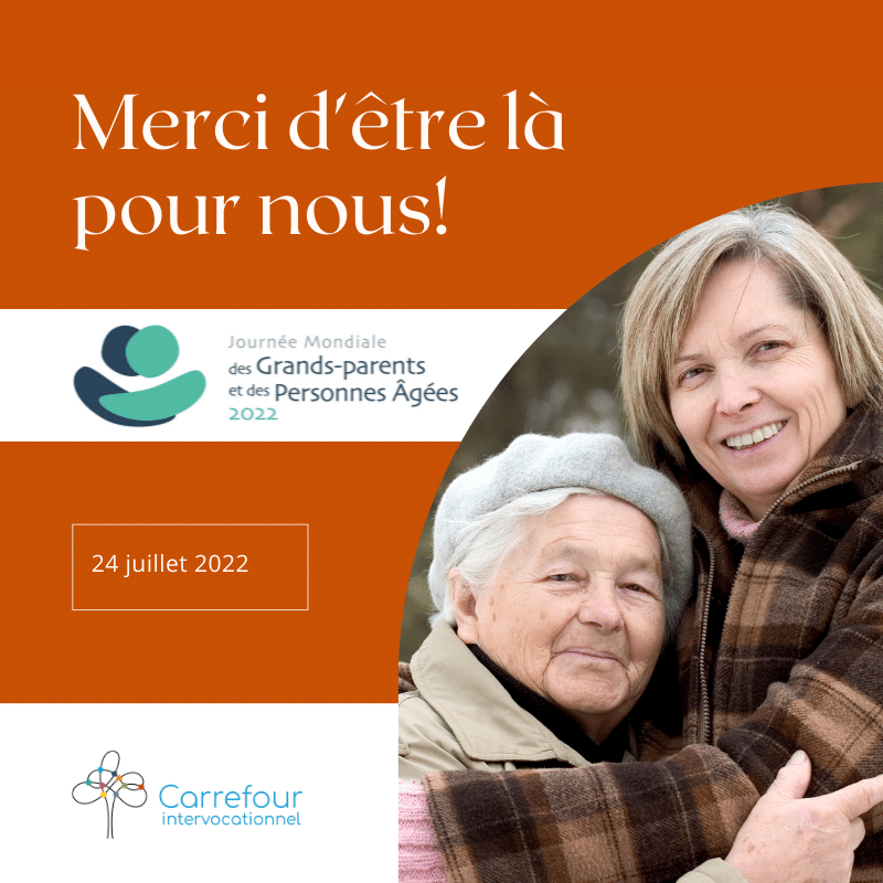 Ressources pour la 2e journée mondiale des grands-parents et des personnes âgées