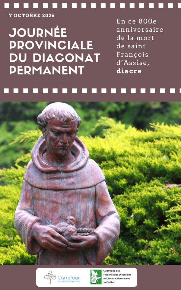 La Journée provinciale du diaconat permanent : 7 octobre 2026