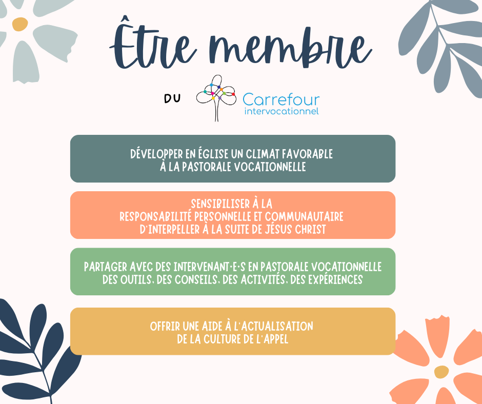 Être membre du Carrefour intervocationnel