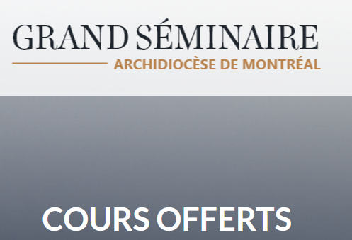 Le Grand Séminaire de l’Archidiocèse de Montréal innove pour son offre de cours