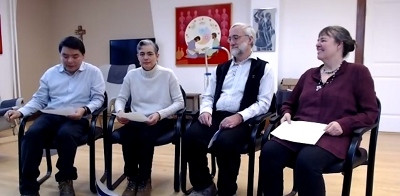 Engagement de Laïcs Associés chez Société des Missions Étrangères  : René Ayala - Marie-Laure Joly (à gauche dans la photo) 
