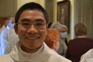 Frère François ordination Cistercien Abbaye de Rougemont 4 décembre 2021
