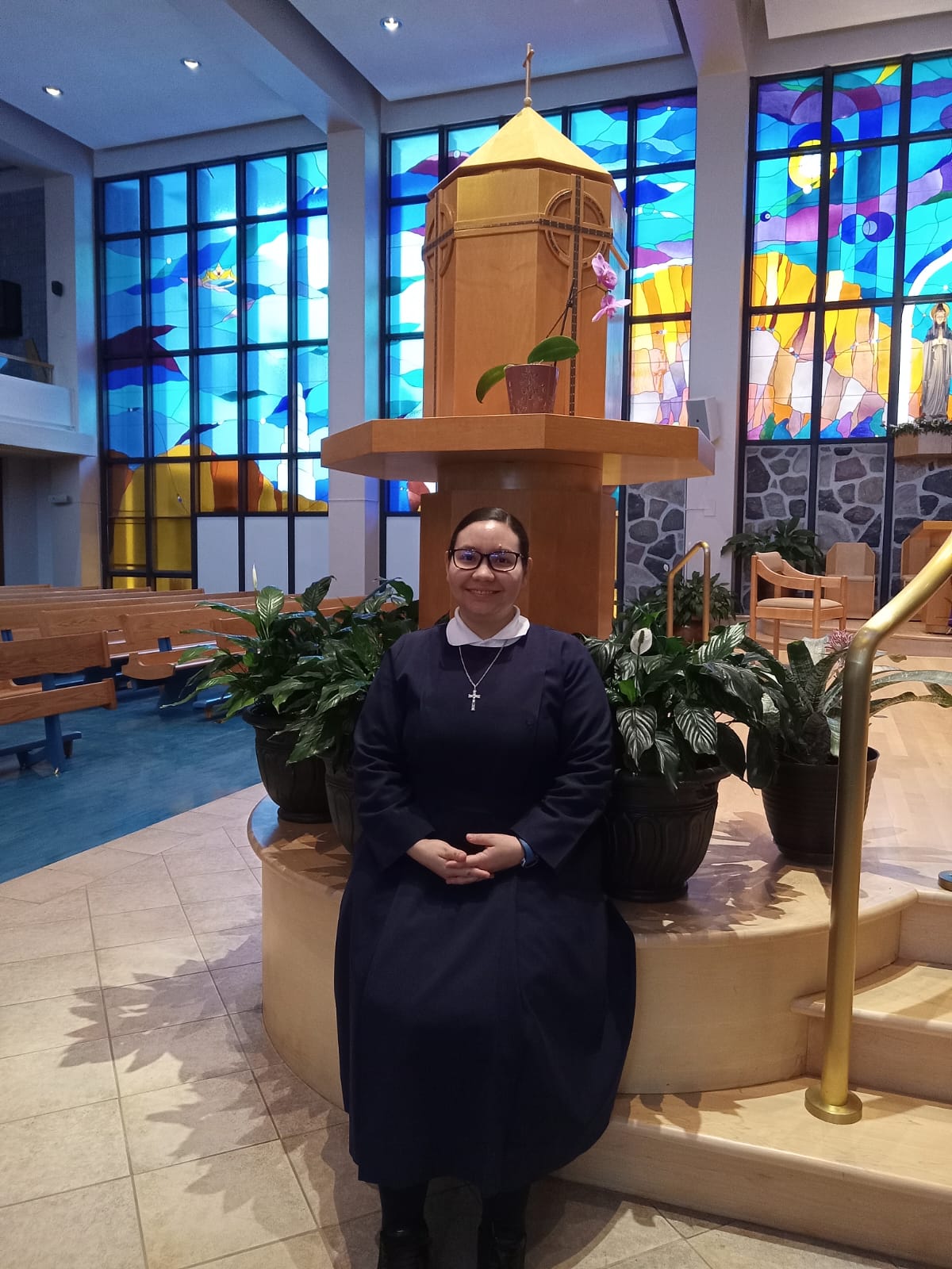 Laura Liz Gomez    Noviciat  Soeurs de Charité Sainte-Marie 17octobre 2021