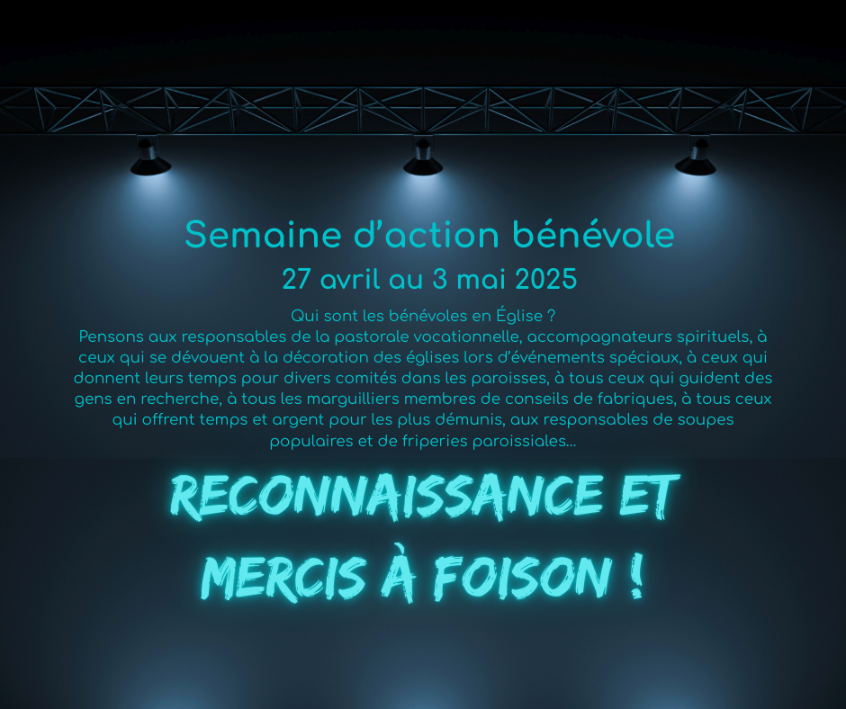 Semaine d'action bénévole du 27 avril au 3 mai 2025